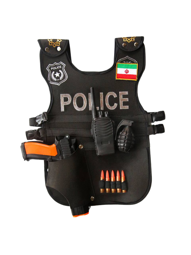جلیقه پلیس مشکی AH0014